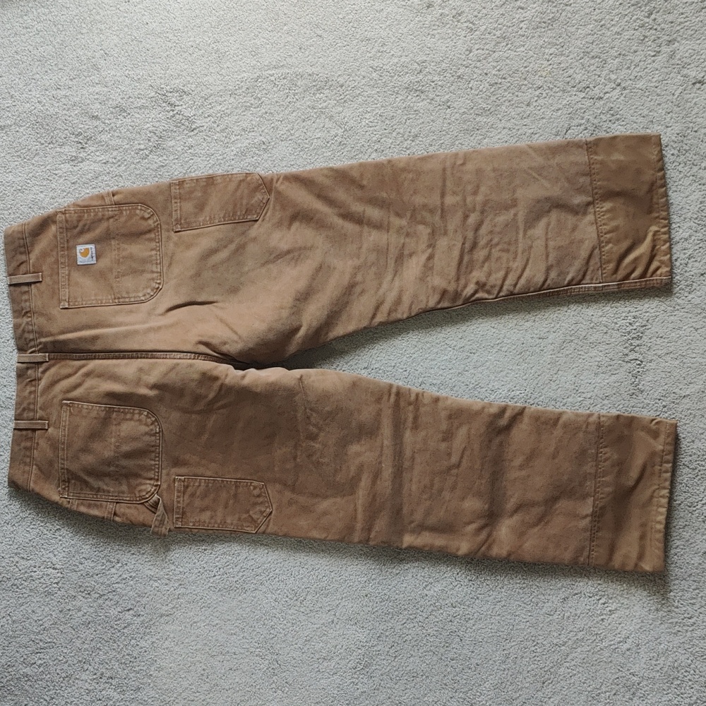 Carhartt | 36" Insulated Carpenter Khakis - Picture 2 of 6